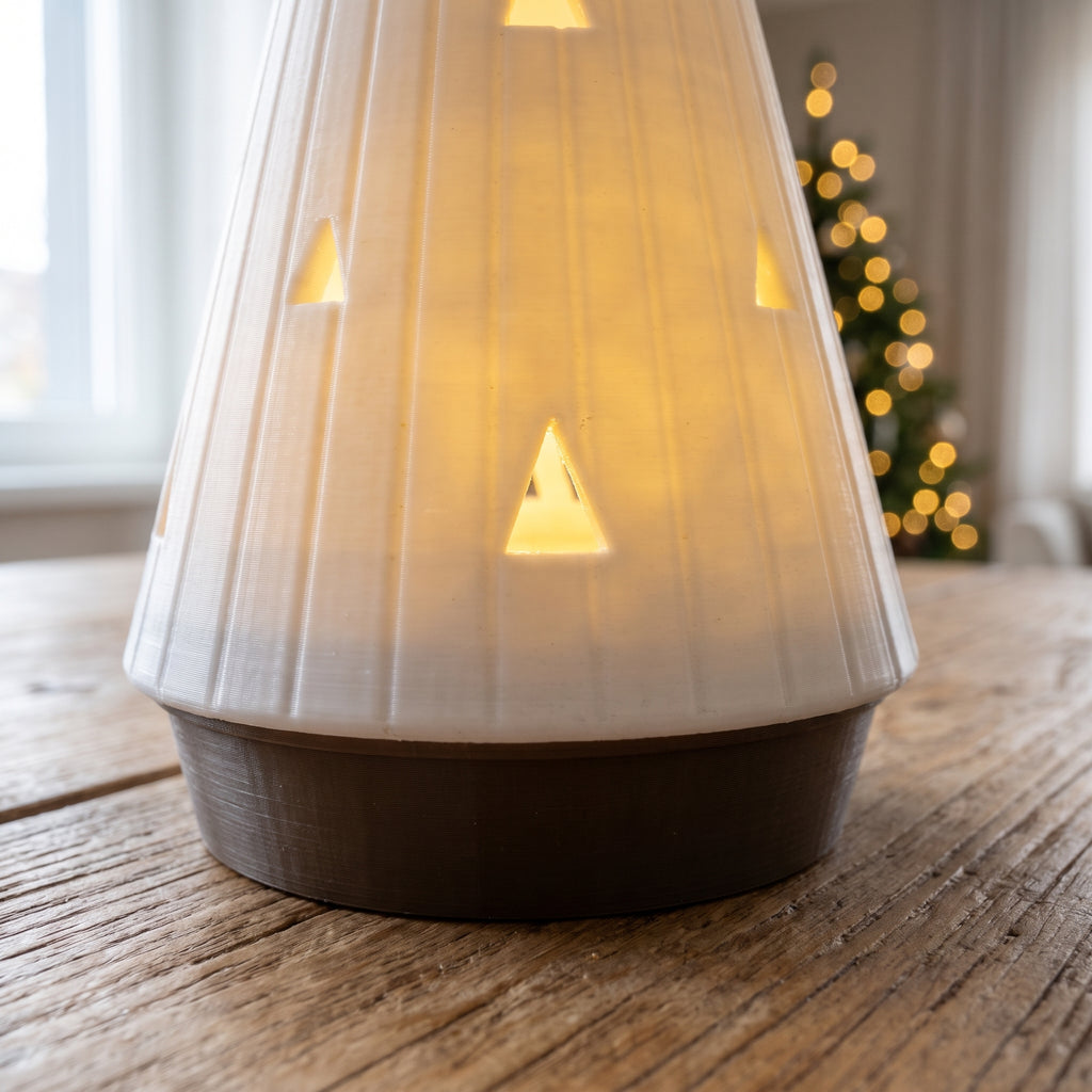 Lámpara Árbol de Navidad 3D con Luz LED | Decoración Navideña Nórdica