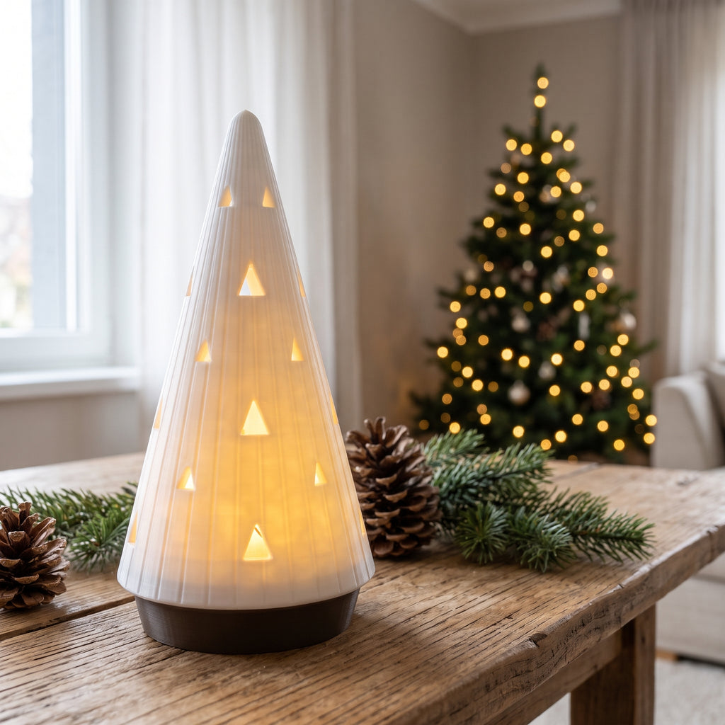 Lámpara Árbol de Navidad 3D con Luz LED | Decoración Navideña Nórdica